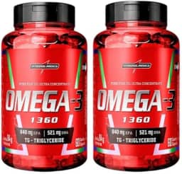 Kit com 2 Ômega 3 TG 840mg EPA + 521mg DHA – 60 Cápsulas | Alta Concentração com Selo IFOS
