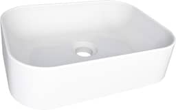 Cuba para Banheiro Luna Branca em Mármore Sintético - Cozimax