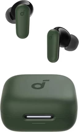 soundcore P30i da Anker, Fone de Ouvido Bluetooth 5.4 com Cancelamento de Ruído Adaptativo, Graves Poderosos, 45H de Reprodução, Estojo 2-em-1 com Suporte para Celular, IP54, Fone sem fio TWS, Verde