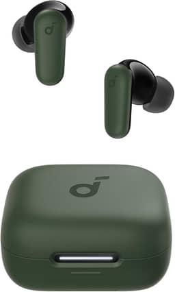 soundcore P30i da Anker, Fone de Ouvido Bluetooth 5.4 com Cancelamento de Ruído Adaptativo, Graves Poderosos, 45H de Reprodução, Estojo 2-em-1 com Suporte para Celular, IP54, Fone sem fio TWS, Verde