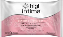 Daxx - Lencos Umed Higi Intima C/16 Camomila E Aloe Vera