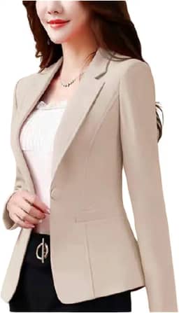 Blazer Feminino, Terno Casual Cortado De Negócios Leves E Magros De Fit Blazers Para A Primavera