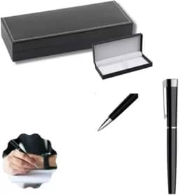 Caneta Esferográfica de Metal Social Luxo com Estojo