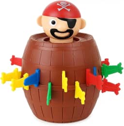 Pula Pirata Barril Educativo Infantil, Jogo Interativo e Divertido para Meninos e Meninas de Todas as Idades