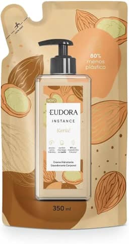 Eudora Refil Creme Hidratante Desodorante Corporal Instance Karité 350ml