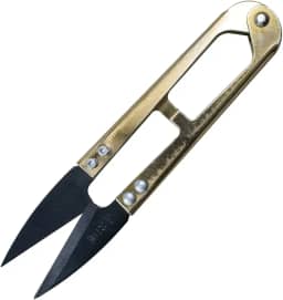 MINI TESOURA DE METAL DOURADA ALICATE DE ARREMATE