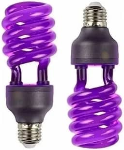Lâmpada Luz Negra 36w Espiral - Efeito Neon - Energia Uv