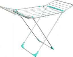 Varal De Chão Alumínio Reforçado Com Abas Retrátil Grande