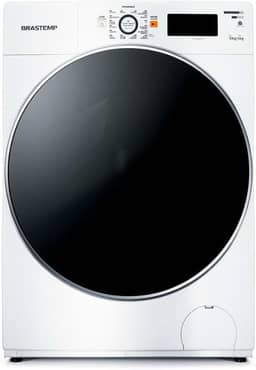 Lava e Seca Brastemp 10,1kg/6kg branca Água Quente com Ciclo Tira Manchas Pro e Ciclo 1h Pronto para Vestir - BNQ10AB 110V