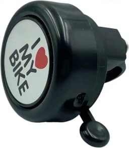 Campainha Alumínio Retrô Ciclismo Buzina Bicicleta Preto