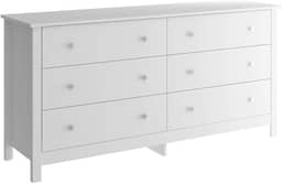 Cômoda Ditália 6 Gavetas Dm-221 Branco