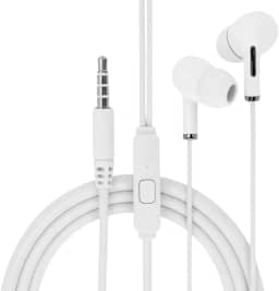 Fone de Ouvido P2 In-Ear 6ª Geração - Super Bass, Microfone Integrado. Compatível com Celulares, Tablets, Notebooks, PCs e Dispositivos de Áudio P2 (Branco)