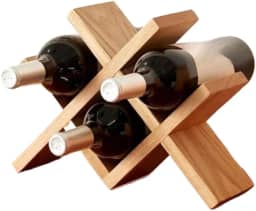 Adega Para Vinhos Champanhes Minimalista Moderno De Bancada Ou Parede(8 garrafas)