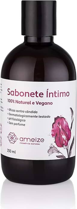 Sabonete íntimo Natural Vegano Com Ativos de Ação Contra Candida e Coceira