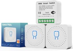 Módulo Inteligente, 3 PCS 16A Mini Interruptor inteligente wifi, Módulo Interruptor suporta 2 vias de controle, Compatvel com Alexa.