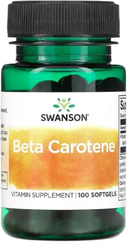 Beta-Caroteno 7,500Rae mcg Swanson 100Softgels Importado