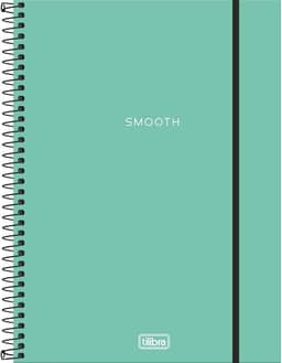 Tilibra - Caderno Espiral Capa Plástica Universitário 10 Matérias Neon Turquesa 160 Folhas, Formato: 200mm x 275mm
