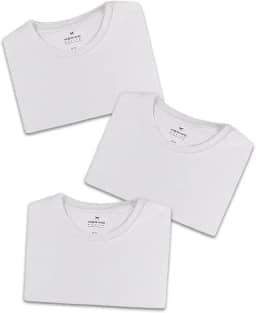Kit Com 3 Camisetas Femininas Básicas