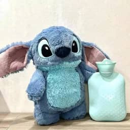 Islaa Store Bolsa Térmica Quente Frio Dor para Cólicas Stitch - Pelúcia - 30 cm de altura - Alívio imediato de cólicas - Bolsa térmica - Macio - Ótimo presente