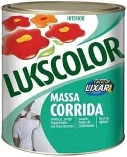 Massa Corrida PVA Interior 900ml para Revestimento Lukscolor