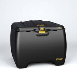 Bau de Moto 140L Traseiro Preto Universal iCbras Bauleto