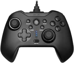 Controle Gamer Mancer RCW99 | PC/Switch / PS3 / Android | Turbo & Clear | Vibração Dupla | Preto | MCR-RCW99-W01