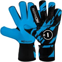 Luva de Goleiro Campo e Society Semi Profissional N1 Starter Cor:Blue, Tamanho:11