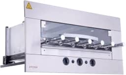 Churrasqueira a Gás de Embutir para 6 Espetos Age GN 220V Titan