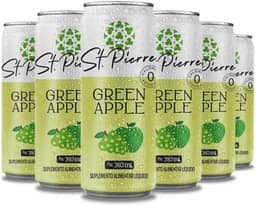 Combo Pack 6 latas Refrigerante Diet Zero Açúcar 310ml Pierre (Green Apple)