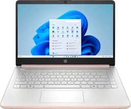 HP Laptop estudantil portátil 14 fino 2025, HD de 14 polegadas, Intel N150 de 4 núcleos, 4 GB de RAM, armazenamento de 256 GB (128 GB UFS + 128 GB microSD), 1 ano de escritório 365, Wi-Fi 6, HDMI
