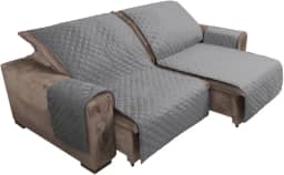 Protetor para sofá retrátil e reclinável 1,80m x 2,40m (Cinza)