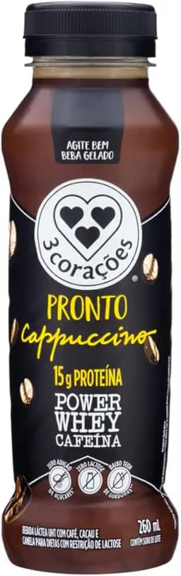 Três Corações Cappuccino 3 Pronto Power Whey 260ml