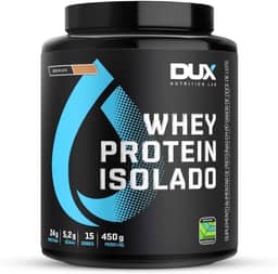 Whey Protein Isolado Doce de Leite Pote 450g – Recuperação Muscular – DUX HUMAN HEALTH