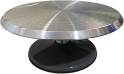 Bailarina Prato Base Para Confeitar Bolo Torta Profissional Giratória Rolamento Duplo Blindado 31cm