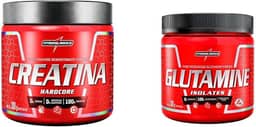 Kit Integralmédica - Creatina 300G Monohidratada 100% Pura Branco + Glutamine Natural 300g
