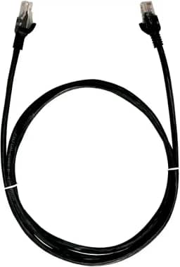 Cabo de Rede PlusCable Preto 10Metros PC-ETHU100BK Cat.5E Patch Cord - Conectores RJ45 Capa de PVC