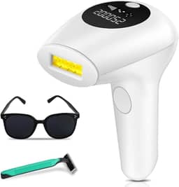 110-230V, Branco, Aparelho Portátil de Depilação A Laser, Aparelho de Depilação A Luz Pulsada