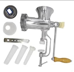 Moedor De Carne Funil Para Fazer Linguiça Biscoito Manual