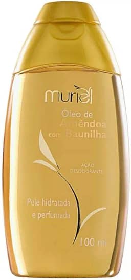Óleo Corporal de Amêndoas com Baunilha, 100 ml, Muriel, Muriel