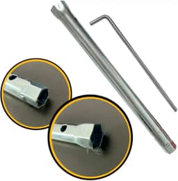 Chave De Vela Longa 300mm 16/21mm Universal Tubo Ignição