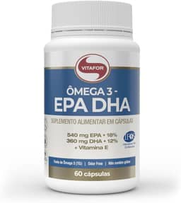 Ômega 3 EPA DHA Vitafort 60 Cápsulas