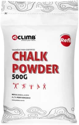 SACO DE MAGNÉSIO REFIL CHALK POWDER 500G - 4CLIMB