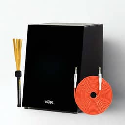 Cajon Elétrico Preto Com Vassourinha C82 Voik By FSA Strike (BK STK)