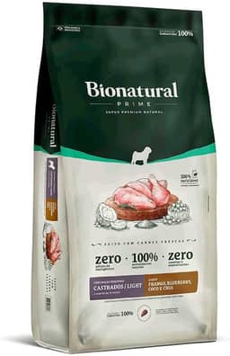 Bionatural Prime - Frango Cães De Raças Peq. Castrados ou Light 2,5kg