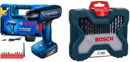 Kit Bosch GSR 1000 Smart + Kit X-Line 33pç