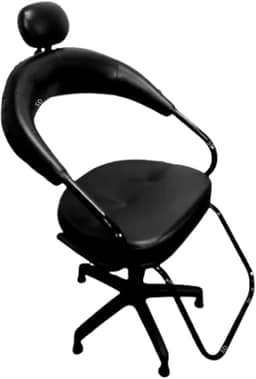 Cadeira Poltrona de salão beleza Barbeiro com suporte de pés