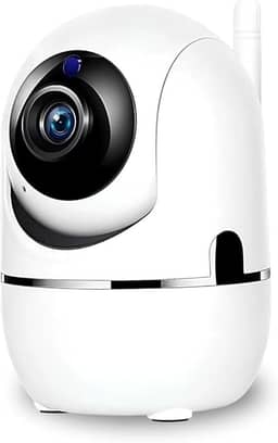 Câmera Smart Segurança Baba Eletrônica Ip WiFi Giratória Panorâmica Visão Noturna Microfone Antena Full HD Pet Vigilância Ambientes Internos e Externos Compatível Com SmartPhones PREMIUM