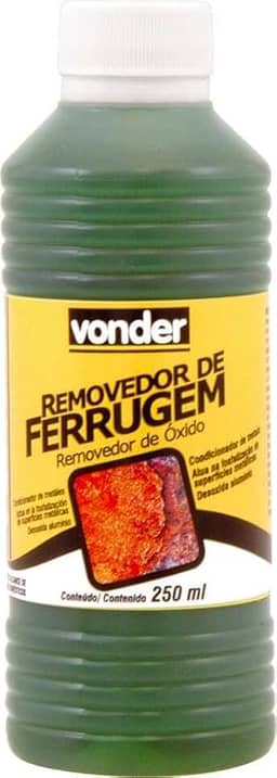 Removedor De Ferrugem 250 Ml Vonder.