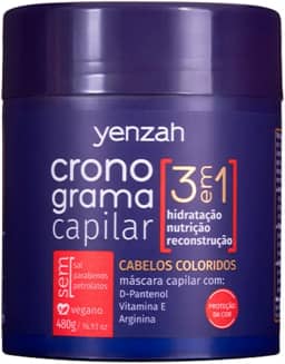 YENZAH - CRONOGRAMA 3 EM 1 - MÁSCARA COLORIDOS, Yenzah