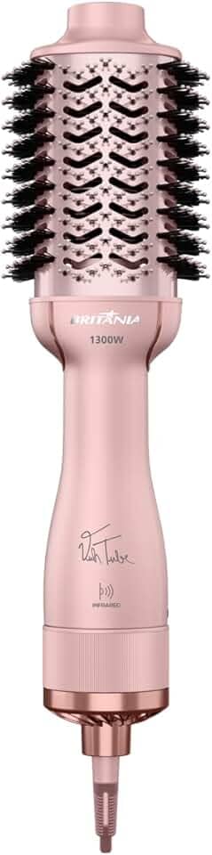 Escova Secadora Britânia Bivolt 1300W 4 em 1 Infrared BES36 Viih Tube
